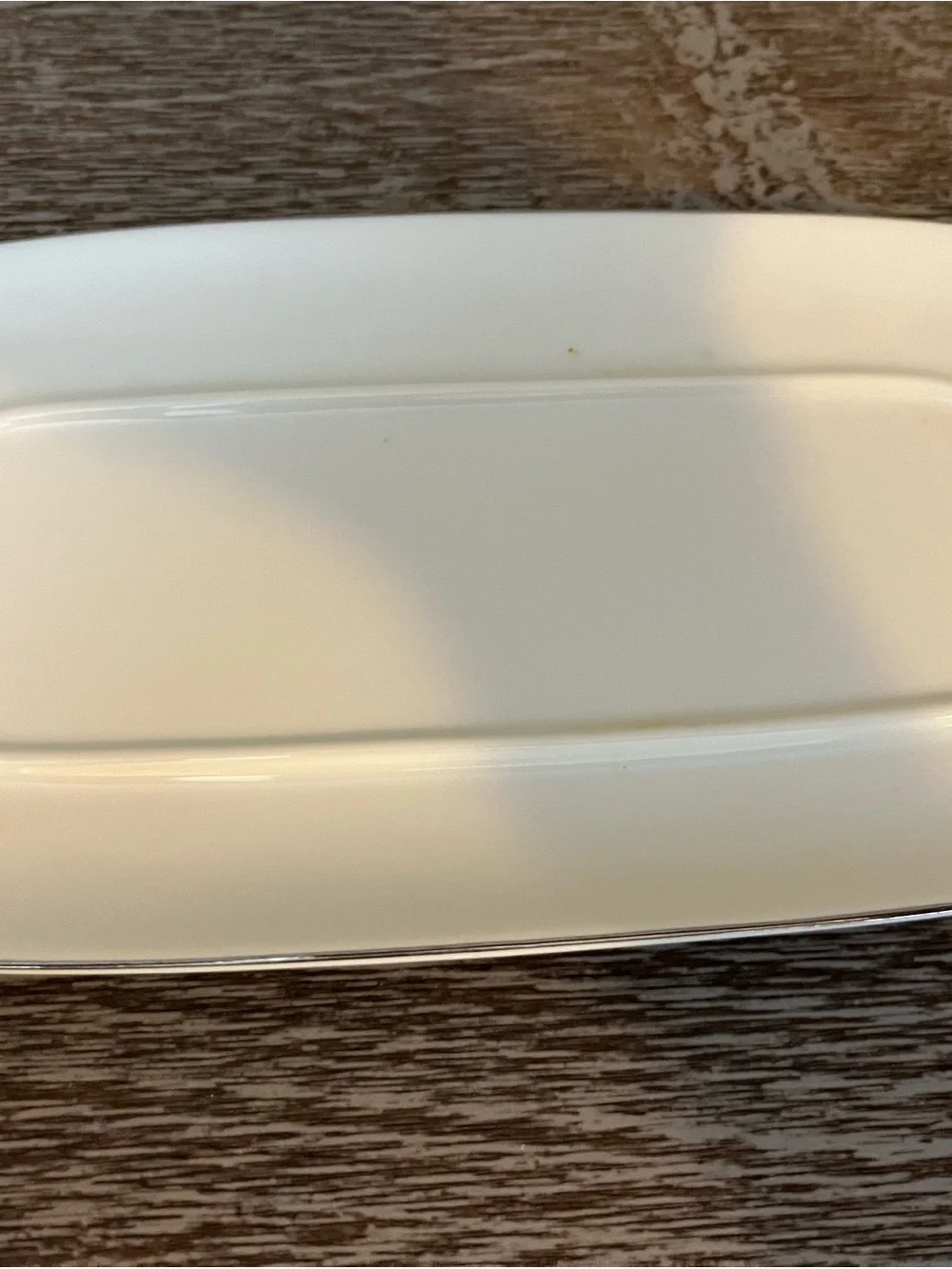 Crown Platino pattern by Yamaka Tureen and Butter Dish